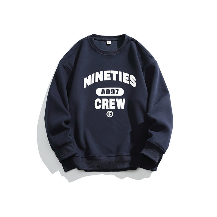 Unisex Oversized Sweatshirt with Round Neck and Distinctive College Print Amarae