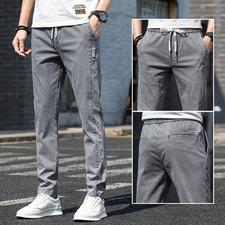 Casual utility pants for men with adjustable waist Lune London