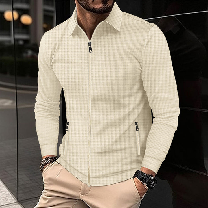 Men's sports jacket with zipper and practical side pockets Lune London
