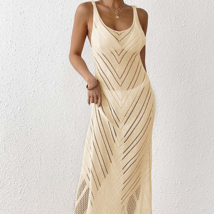 Ladies Light Chic Maxi Knit Dress