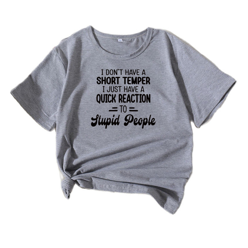 Funny quote T-shirt women Lune London