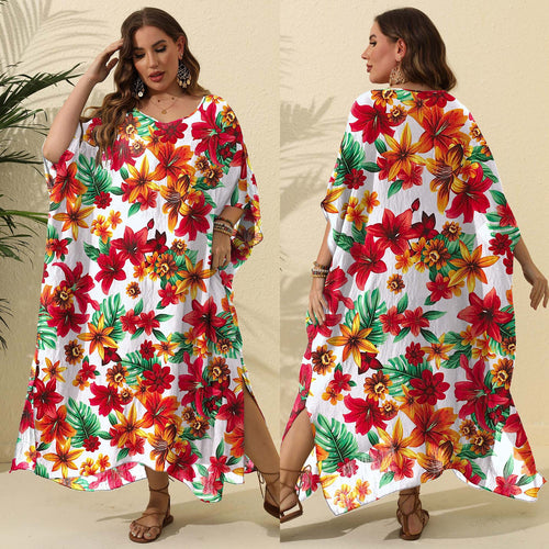 Amarae Floral Maxi Cover-up Dress for Women