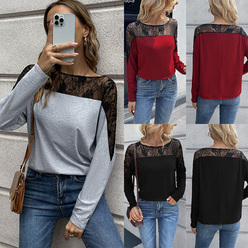 T-shirt for women with lace and trendy cut Amarae