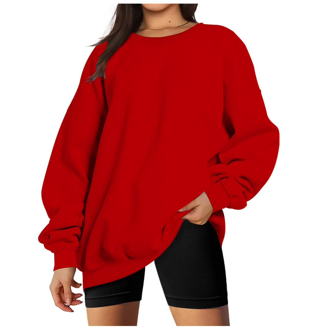 Oversized sweatshirt for women with raglan sleeves and soft lining Lune London