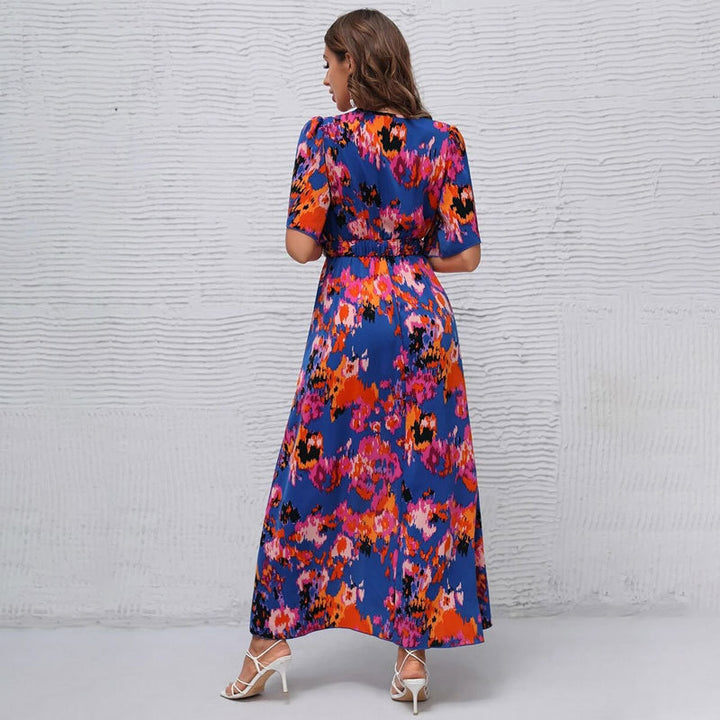 Lune London belted maxi dress for women