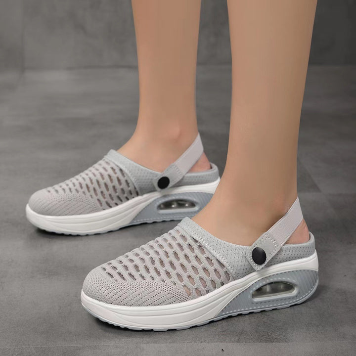 Ladies Breathable Mesh Slippers Lune London