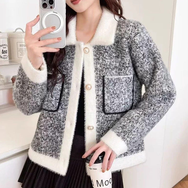 Veste confortable pour femmes avec poches contrastées Chic & Stil