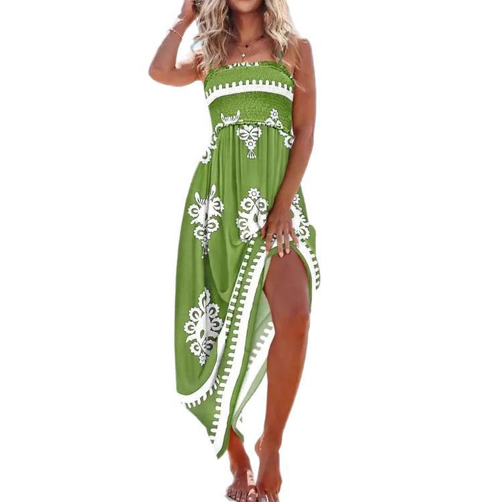 Lune London Abstract Design Sleeveless Maxi Dress for Women