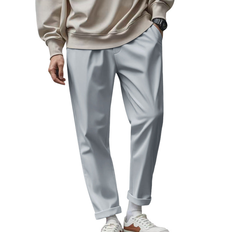 Elegant leisure pants for men with a relaxed fit and elastic waist Lune London