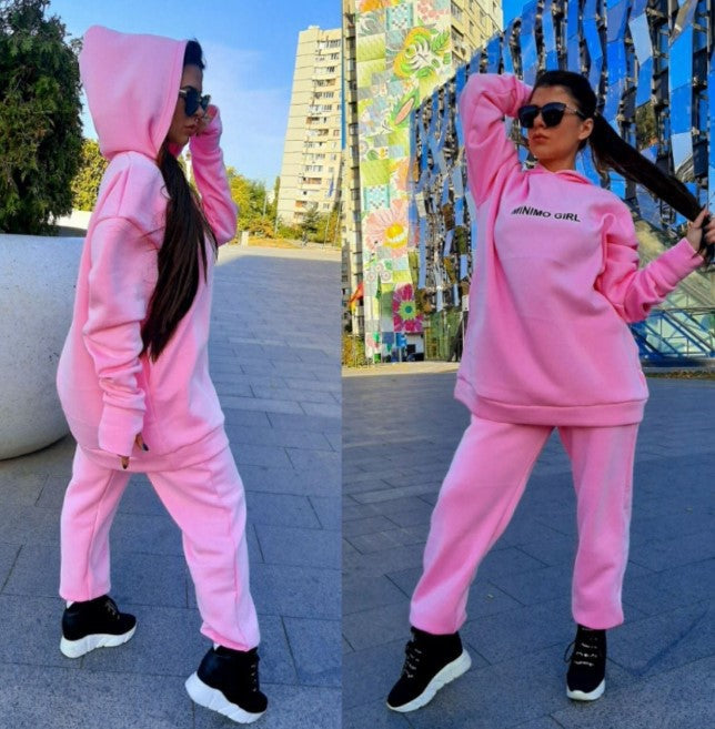 Women's oversized hoodie and jogger pants set Lune London