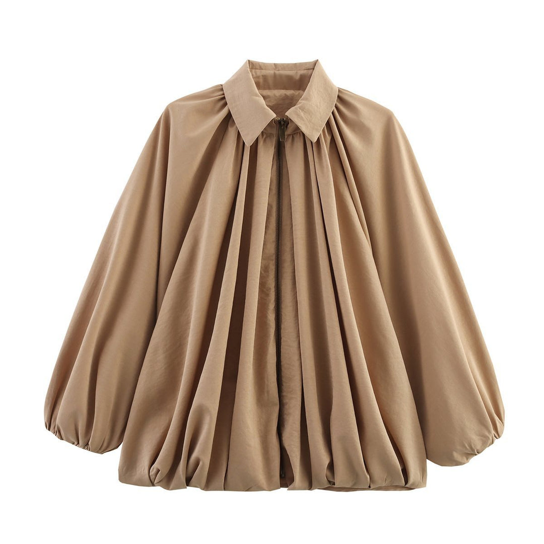 Elegant blouse for women with gathers and relaxed fit Lune London