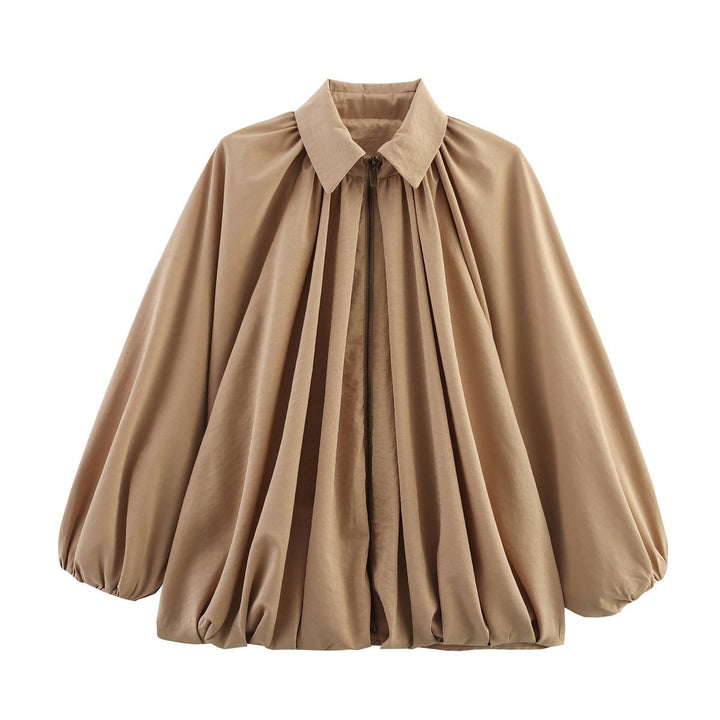 Elegant blouse for women with gathers and relaxed fit Lune London