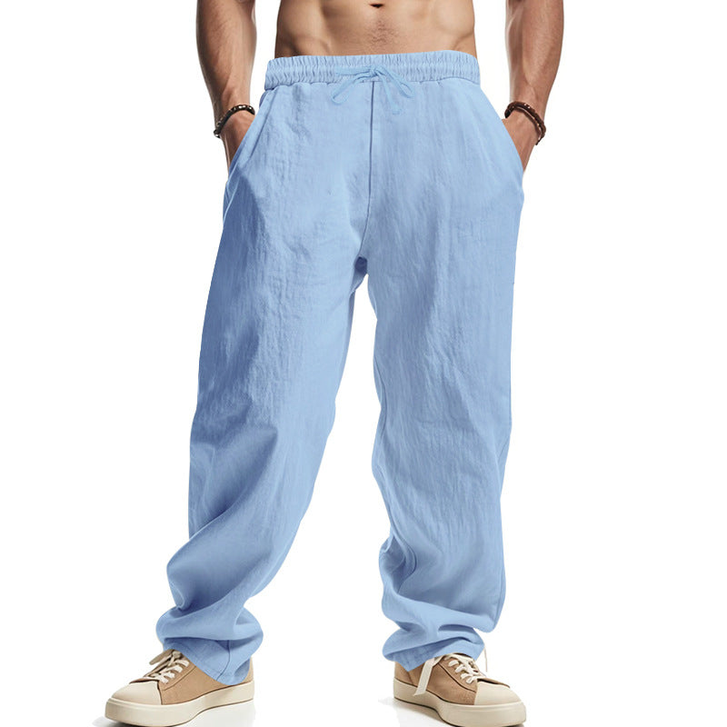 Casual pants for men with elastic waistband and practical pockets Lune London