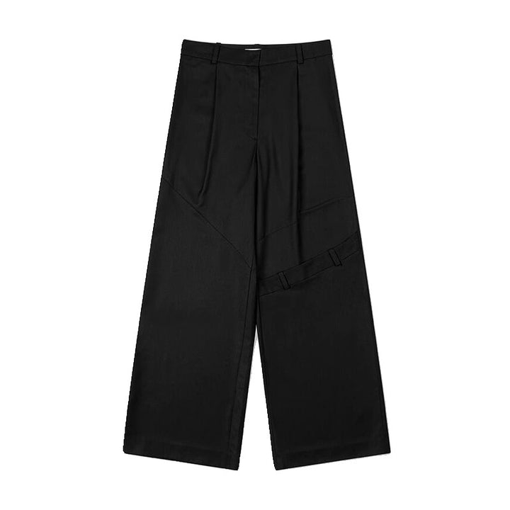 Pantalons de costume amples pour femmes avec des détails innovants Chic & Stil