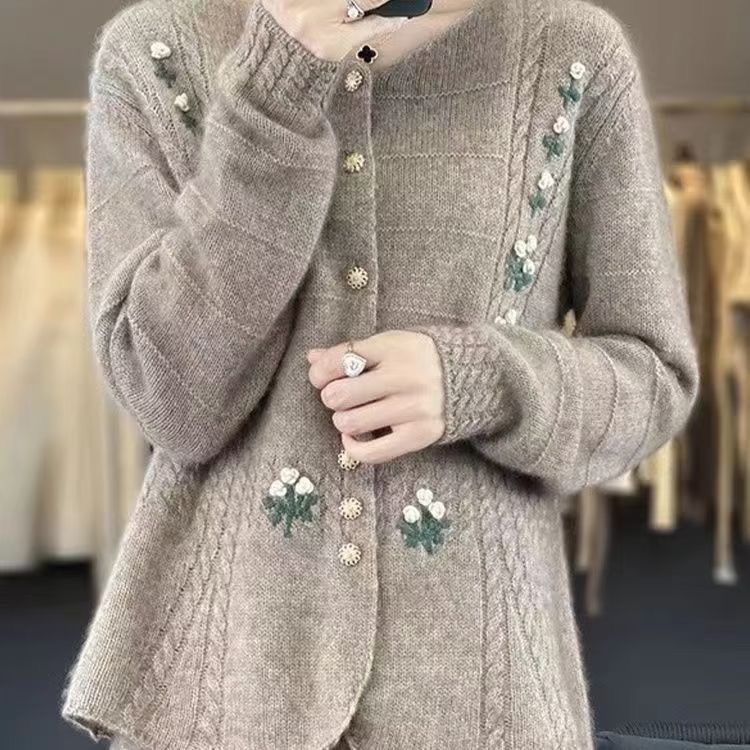 Gilet femme avec broderie florale Chic & Stil