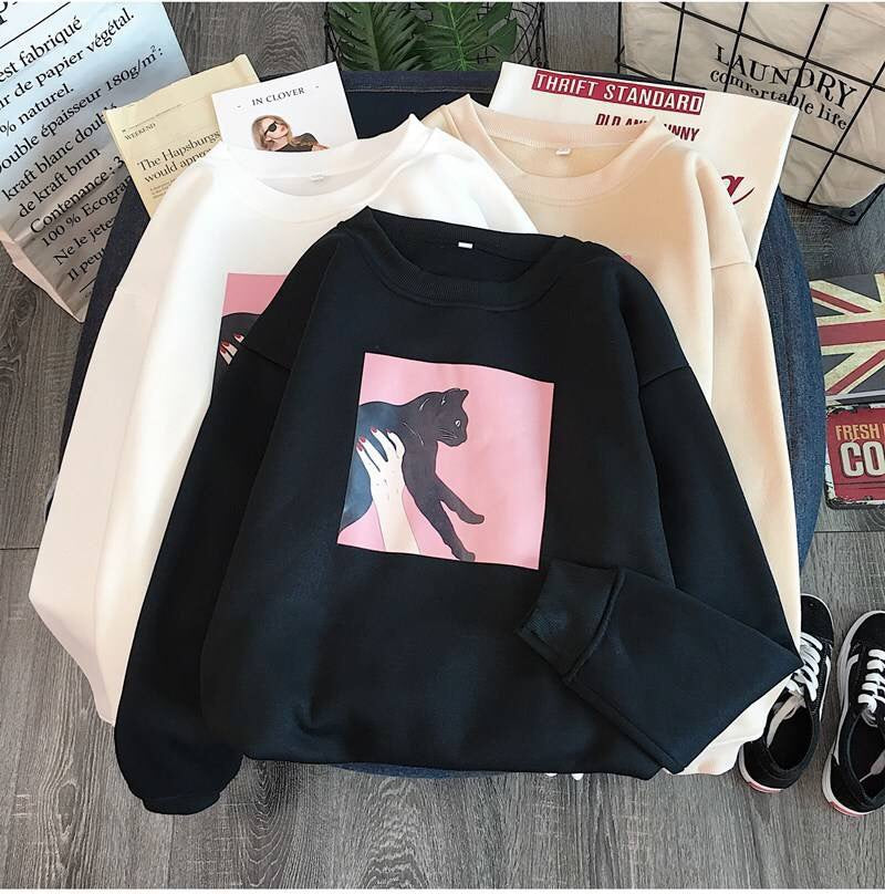 Women's casual sweatshirt with creative animal design Chic & Stil