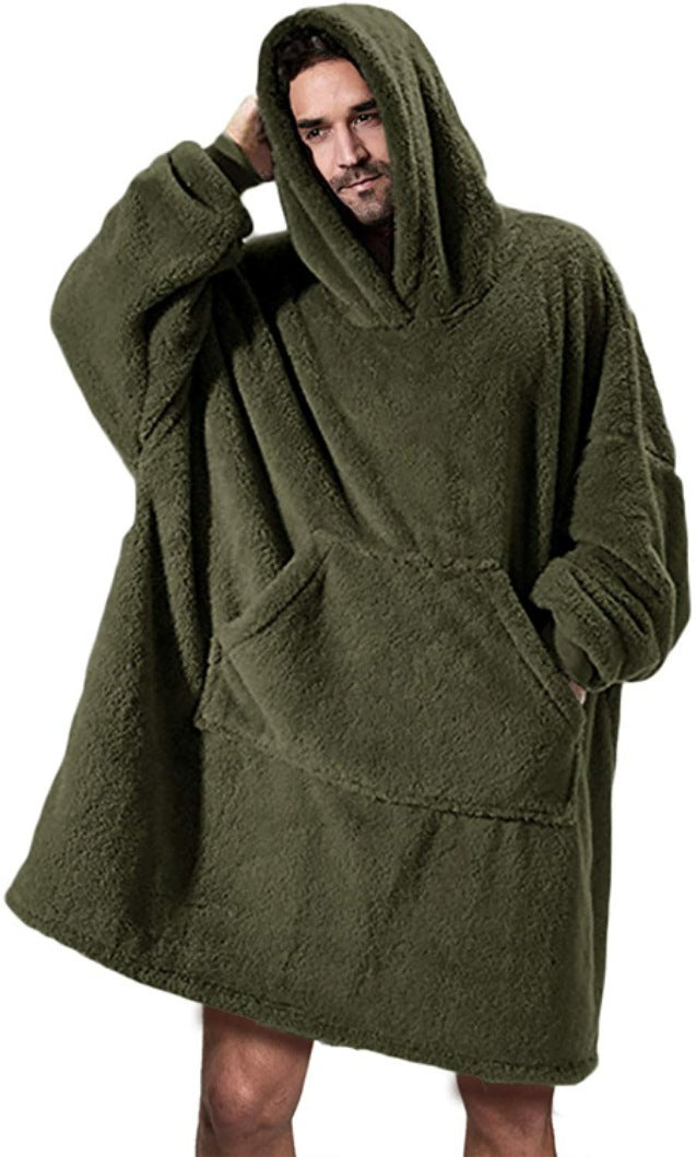 Ladies Oversized Cozy Fleece Hoodie with Practical Pockets Amarae