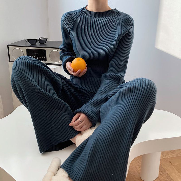 Tenue Tricotée Côtelée Élégante pour Femmes Chic & Stil