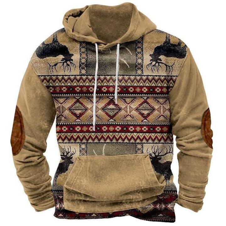 Men's hoodie with western and cowboy design Lune London