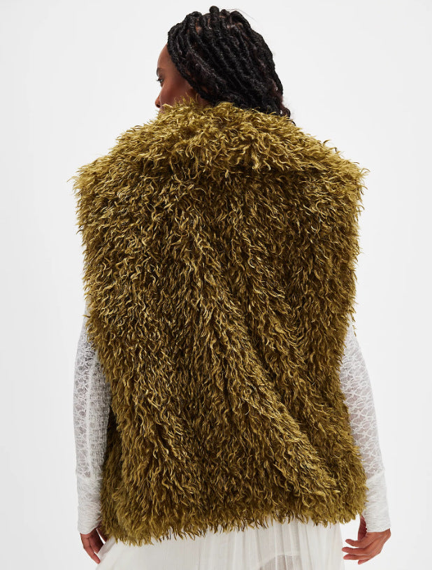 Ladies fur vest Amarae