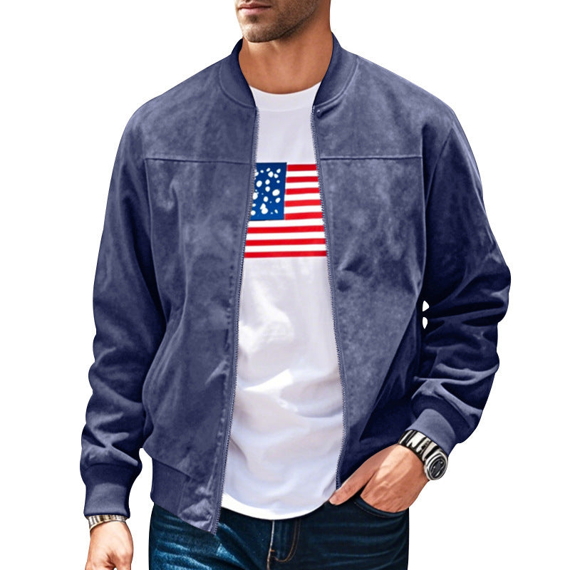 Men's bomber jacket with modern fit and practical pockets Lune London
