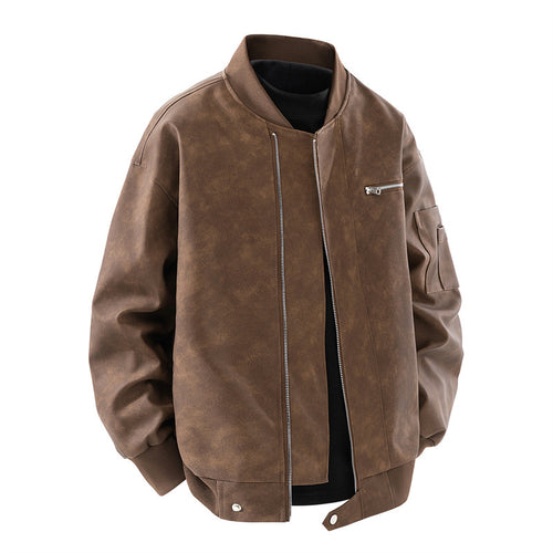 Stylish bomber jacket for men with versatile pockets Amarae