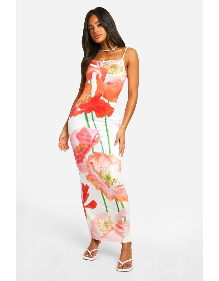 Lune London Floral A-line Maxi Dress for Women