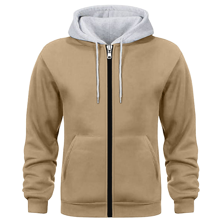 Sporty hooded jacket for men with an innovative treatment of the inner lining Lune London