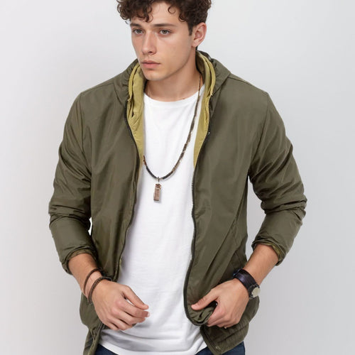 Windbreaker men's transition jacket with practical pockets Amarae