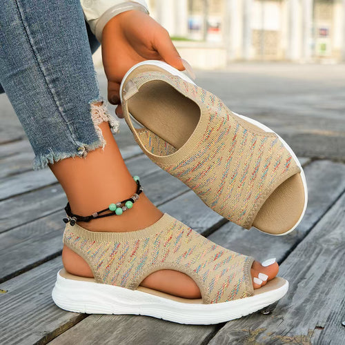 Ladies Comfortable Wedge Shoes with a Breathable Upper and a Flexible Sole Amarae