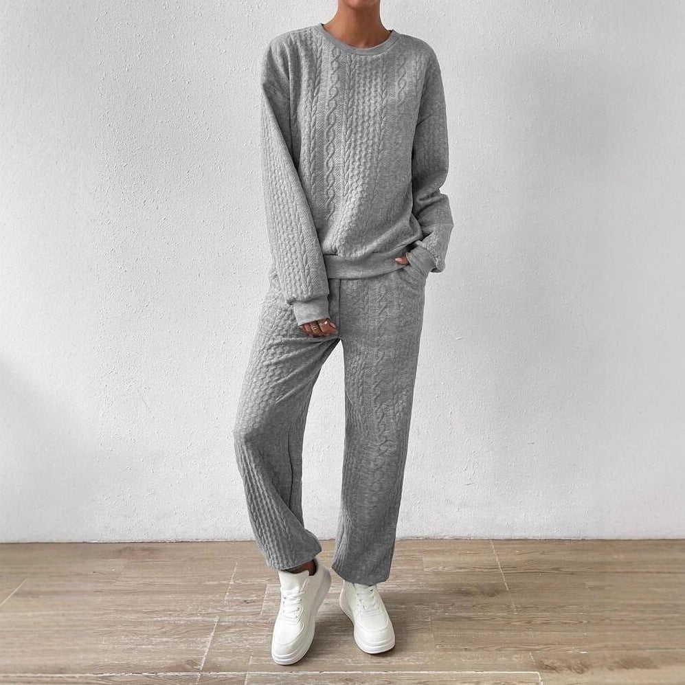 Ensemble tricot confortable pour femmes avec coupe décontractée Chic & Stil