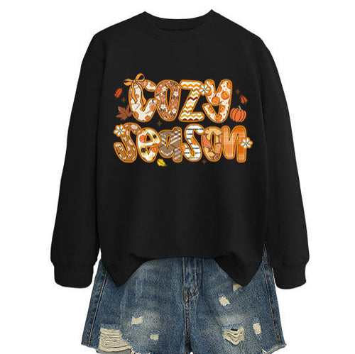 Sweatshirt féminin avec design automnal créatif et coupe décontractée Chic & Stil