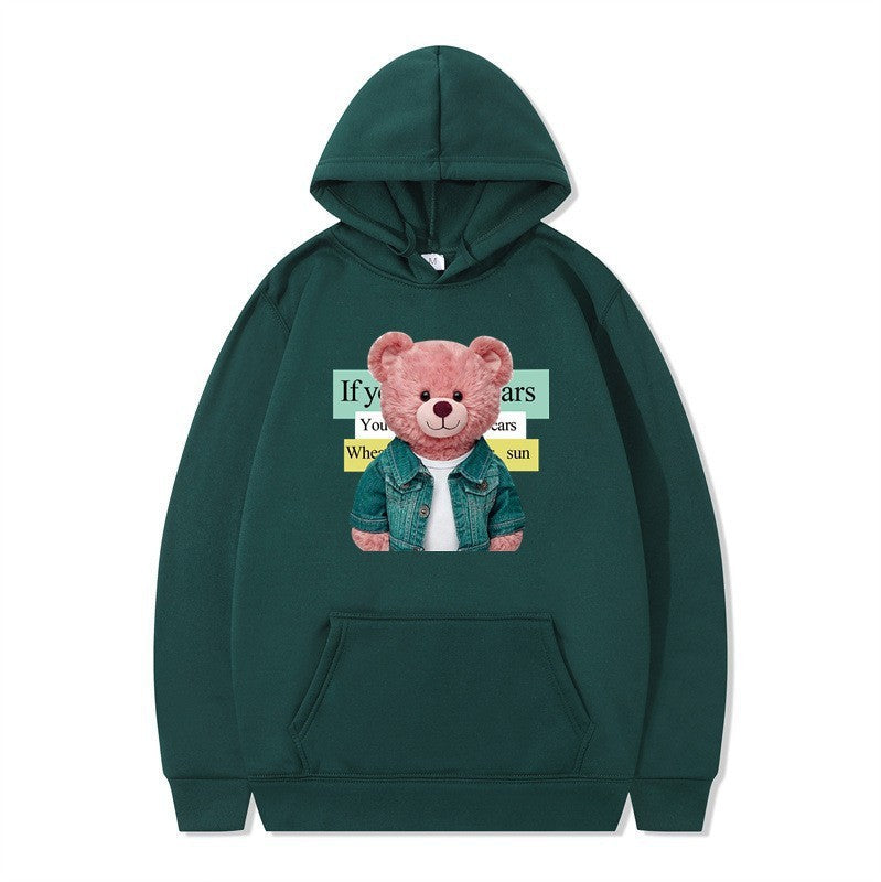 Women Hoodie with cute bear motif Chic & Stil