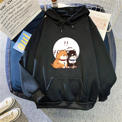 Women's hoodie with cute dog design Chic & Stil