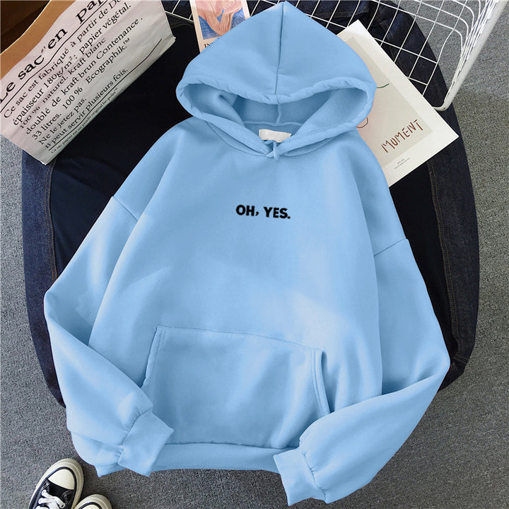 Women's Cozy Hoodie with Casual Print Chic & Stil