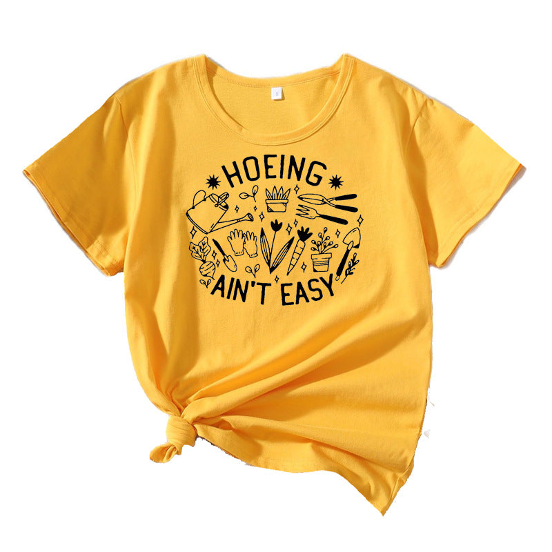 Casual garden humor t-shirt for ladies Lune London