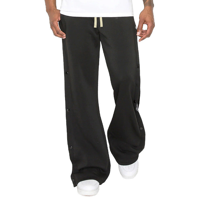 High-quality leisure pants for men with decorative print details Lune London