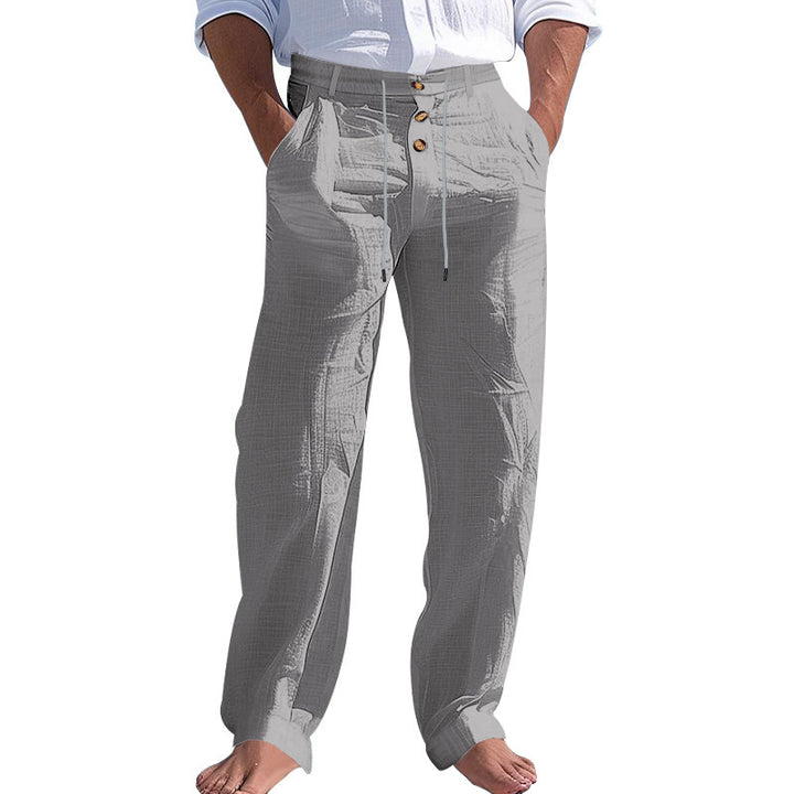 Casual beach pants for men with adjustable waist and practical pockets Lune London