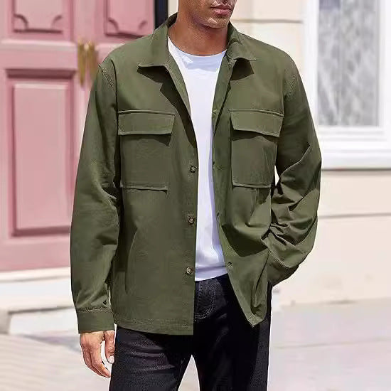 Casual utility jacket for men with practical pockets and modern cut Lune London
