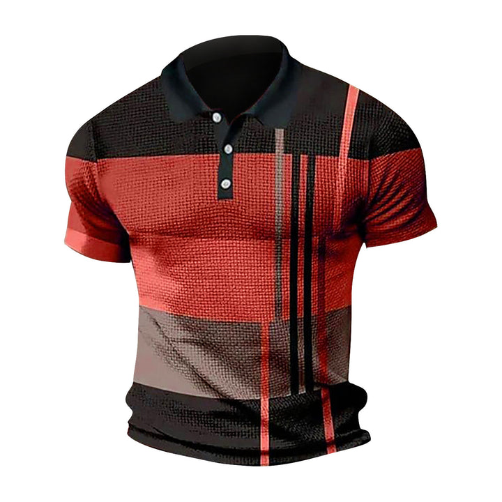 Men's polo made from modern fabric blend with unique texture details Lune London