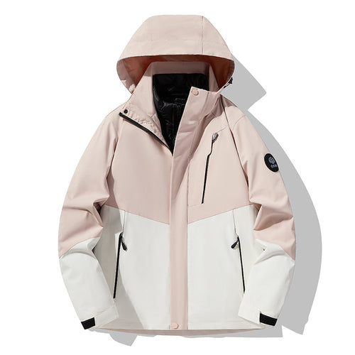 Men's triple combinable functional jacket with detachable quilted vest Amarae