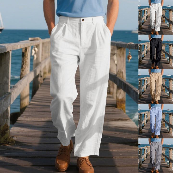 Men's elegant casual trousers with side pockets Lune London
