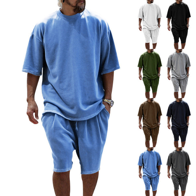 Casual set for men in breathable cotton Lune London