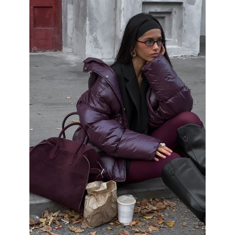 Women's transitional jacket with adjustable drawstring and hood Lune London