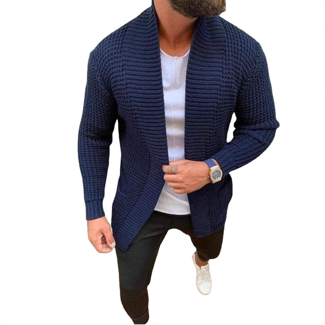 Men's knit jacket with modern fit Lune London