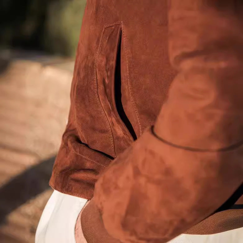 Luxurious suede jacket for men Lune London