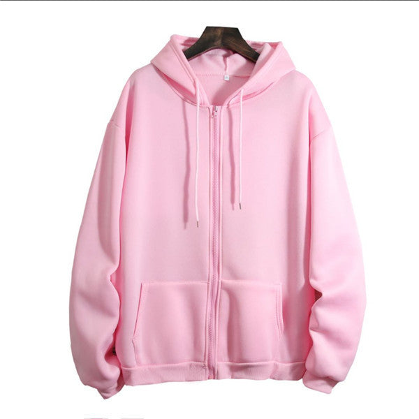 Ladies Zip-Hoodie with spacious kangaroo pocket and adjustable sizes Lune London