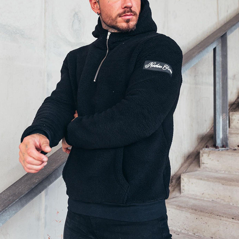 Men's Fleece Hoodie with Kangaroo Pocket from Lune London