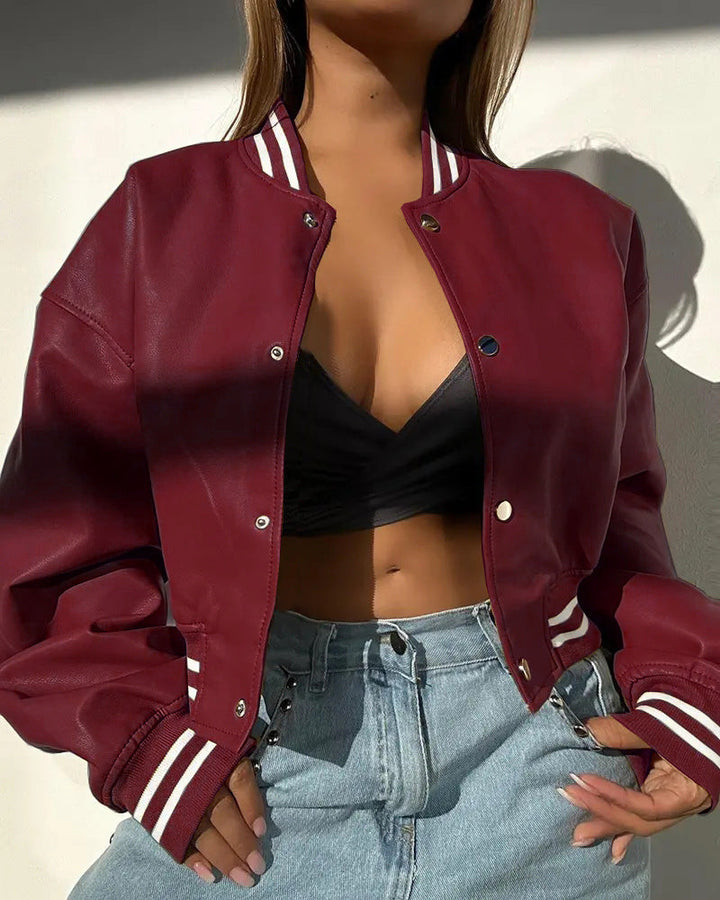 Women's sports jacket in a modern design with contrasting stripes Lune London