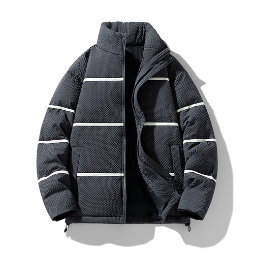 Elegant quilted jacket for men with reflective accents Amarae
